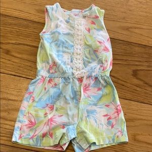 Carters Floral romper size 12 months.